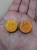 orange gold and green textured reptilian snake skin plugs gauges for stretched ears