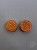 orange gold and green textured reptilian snake skin plugs gauges for stretched ears